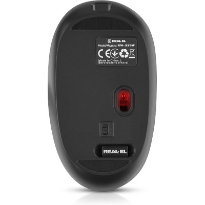 Мышка REAL-EL RM-335W Wireless Black (EL123200055) Винница - изображение 3