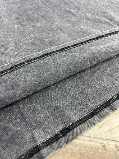 Платье-футболка женское A-N 2666-1 тай-дай оверсайз, серый, one size Киев - изображение 14