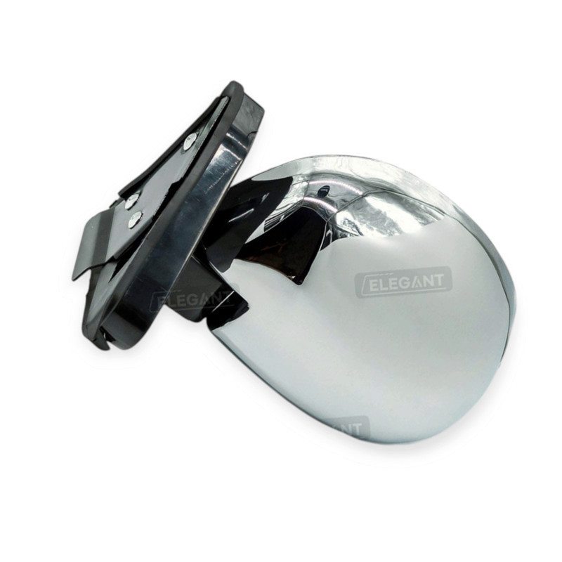 Зеркало заднего вида наружное универсальное на шарнире хром (к-кт 2 шт) 2101-2107 Мукачево - изображение 1