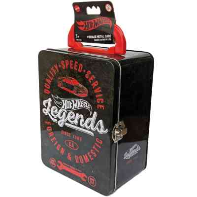 Игровой набор Hot Wheels Винтажный контейнер для 18 машинок, черный (HWCC22B) Винница