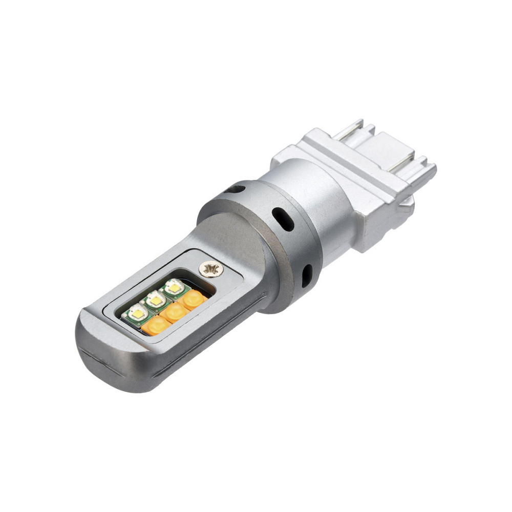 Світлодіодна лампа TBS 3157 P27/7W 12 діодів CREE W2,5x16q DRL + поворот 12V Харків - фото 1