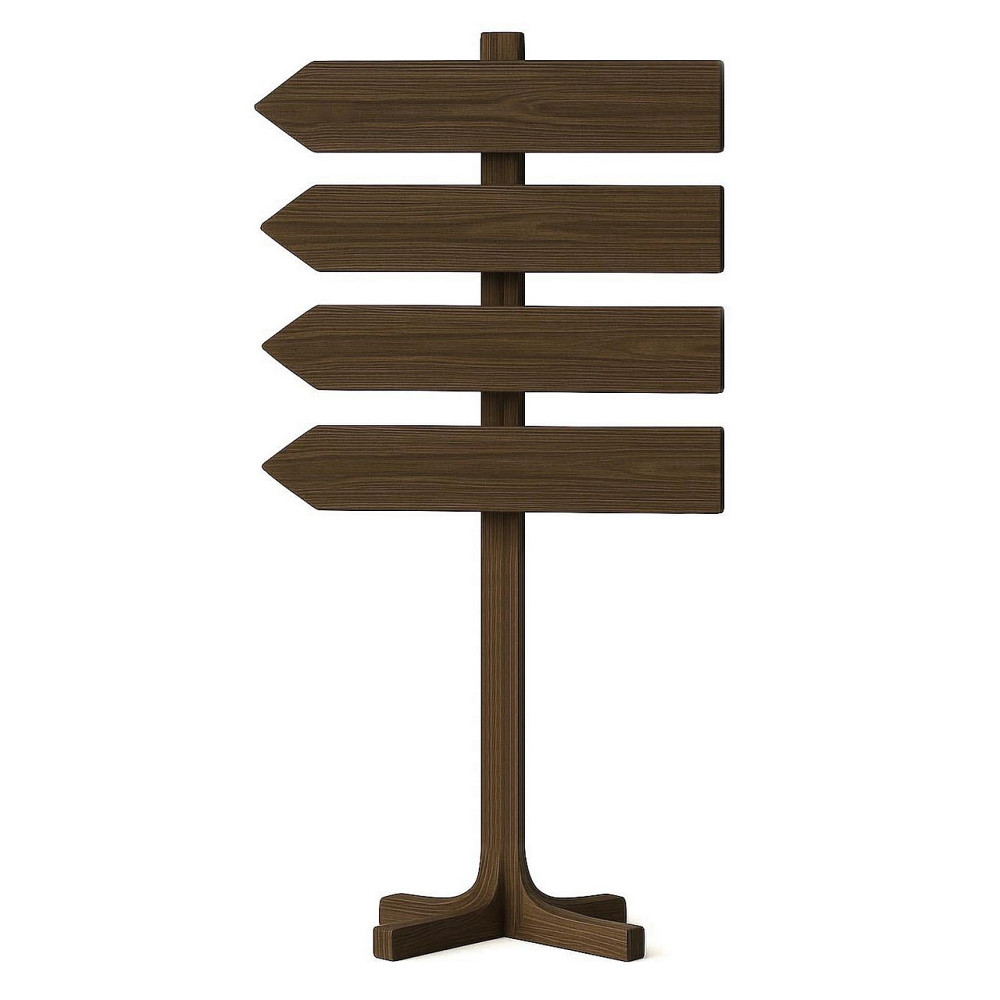 Напольная стрелка-указатель 