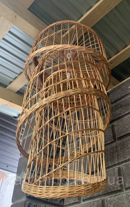 Люстра плетеная из лозы Киев - изображение 2