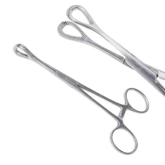 Зажим для удержания, 16 см, окончатый, J-17-420 Днепр