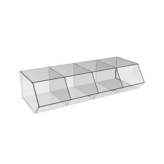 Диспенсер EKOSTAR для мармеладов, снеков, орехов 4 ячейки Киев