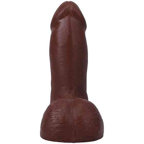 Фалоімітатор Doc Johnson The Realistic Cock ULTRASKYN - 5 Inch with Balls Chocolate Sex Aura Київ