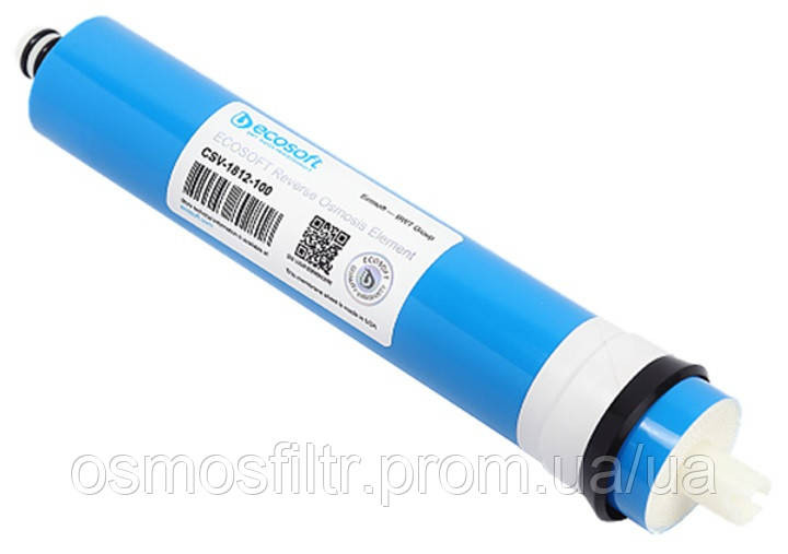 Мембрана Ecosoft 100GPD для домашніх фільтрів зворотного осмосу (CSV1812100ECO) Київ - фото 3