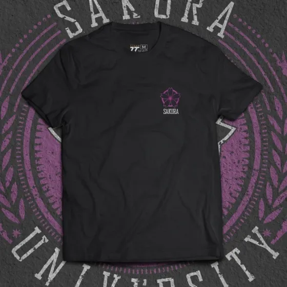 Футболка мужская с принтом Наруто Sakura University Размер 48 Anime0825 Днепр