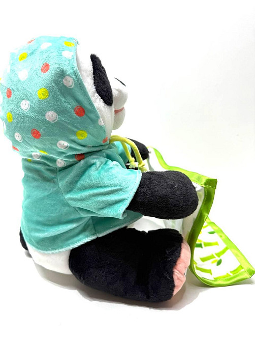 Панда казкар інтерактивний грає у хованки 14 фраз розповідає казку 27 см Чорно-білий (6226 I UA) Чернігів - фото 2