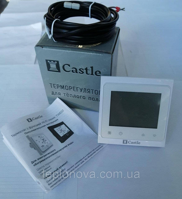 Терморегулятор для теплого пола Wi-Fi Castle AC603H-White Черновцы - изображение 4