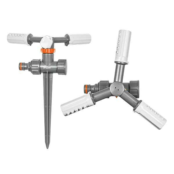 Дощувач обертовий 3-ріжковий на кілочку ø12м BRADAS Польща Одеса - фото 1