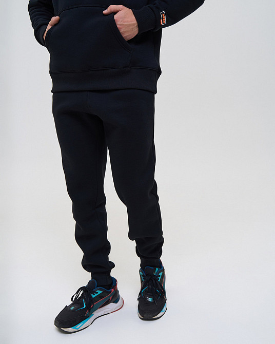 Мужской теплый костюм со штанами и капюшоном - Байка трёхнитка Tom John 93424 M Киев - изображение 7