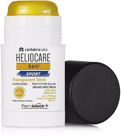 Сонцезахисний стік для занять спортом HELIOCARE 360º SPORT TRANSPARENT STICK SPF50+ CANTABRIA, 25 г Дніпро