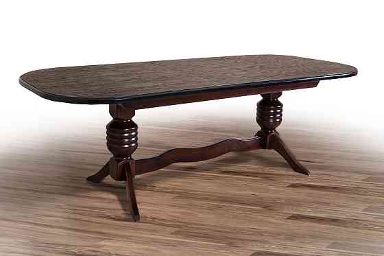 Стіл обідній Гетьман (200+2*40 )/100, горіх Киев