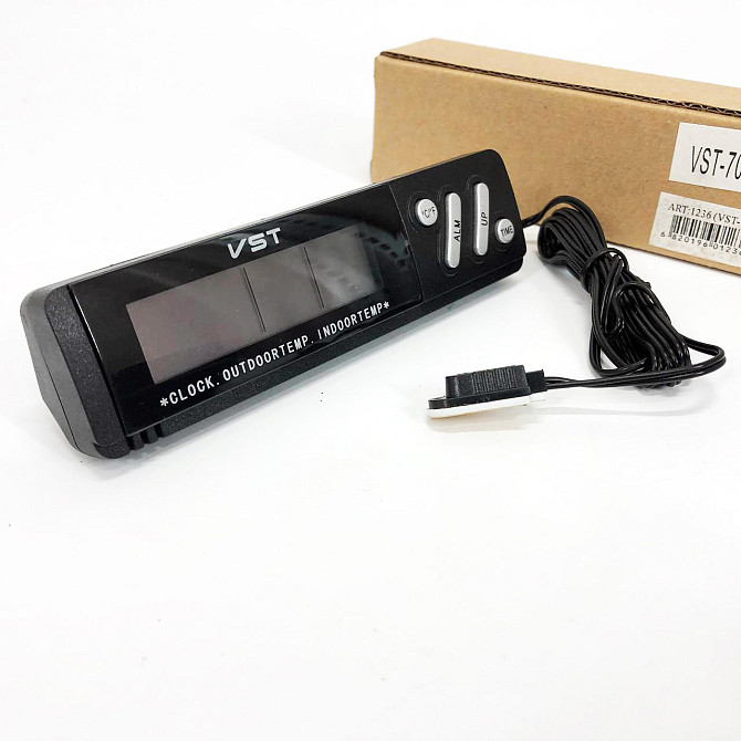 Цифровые настольные часы квадратные VST-7067, Лед часы настольные Цифровые MO-34 Львов - изображение 5