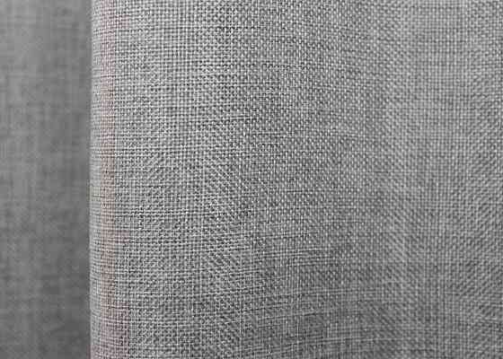 Комплект коротких штор VR-Textil Лен Мешковина № 1016ш Светло-серый 130х170 см 2 шт (35-0286) Киев