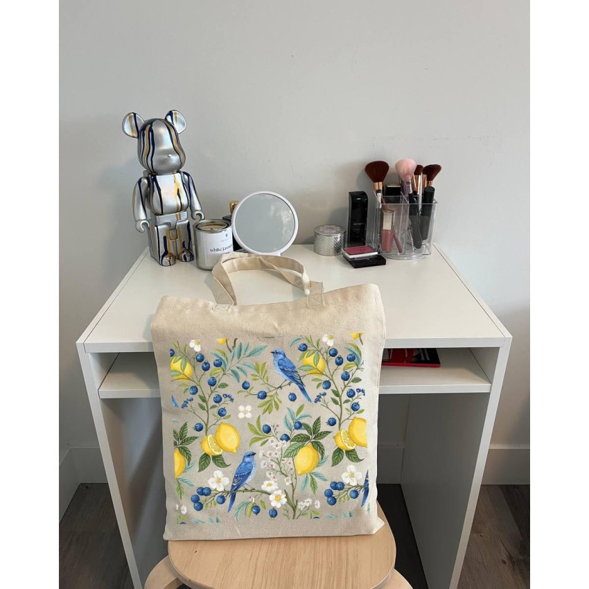 Екошопер BookOpt BK4102 Пташиний сад бежевий Киев - изображение 5