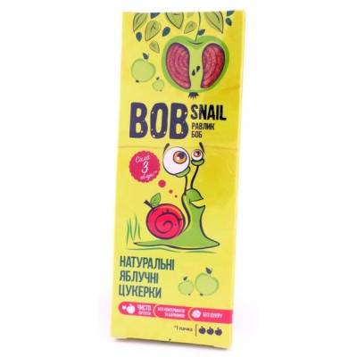 Конфета Bob Snail Улитка Боб Яблуко 30 г (4820162520231) Винница - изображение 1