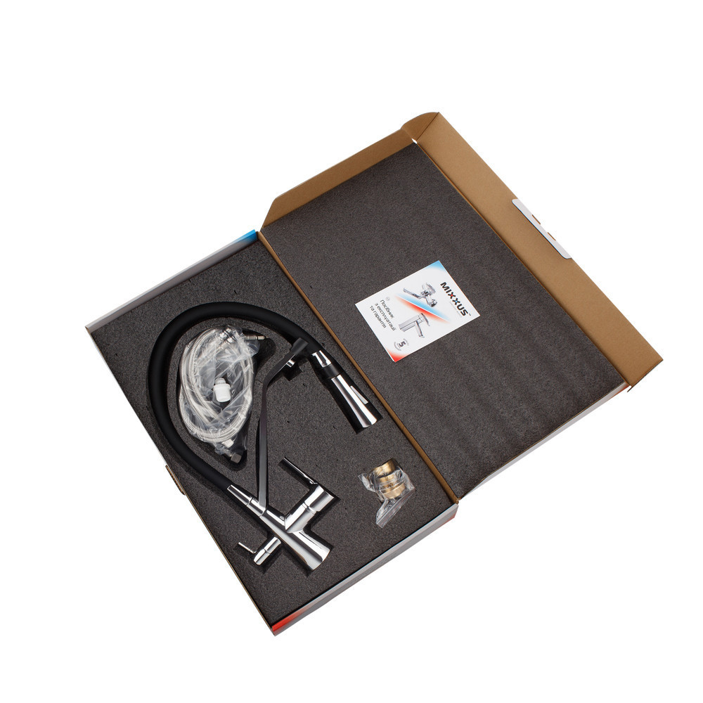 Змішувач для кухні Mixxus Premium Magnet 021 REFL.BLACK (MI6973) ( 39106 ) Харьков - изображение 3