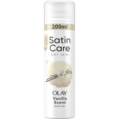 Гель для бритья Satin Care Vanilla Cashmere для сухой кожи 200 мл (7702018399567) Винница - изображение 1