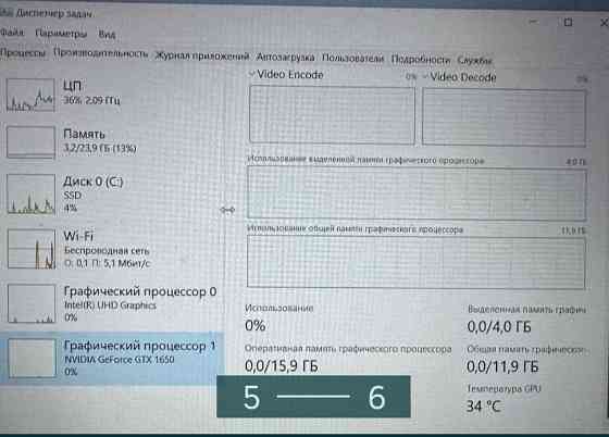 Ноутбук LENOVO IdeaPad Gaming i3 GTX 1650 Київ