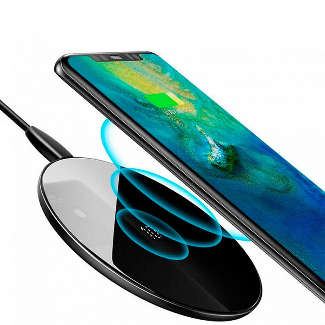 Бездротовий зарядний пристрій Baseus Simple Wireless Charger CCALL-CJK01 (Чорний) Миколаїв - фото 1