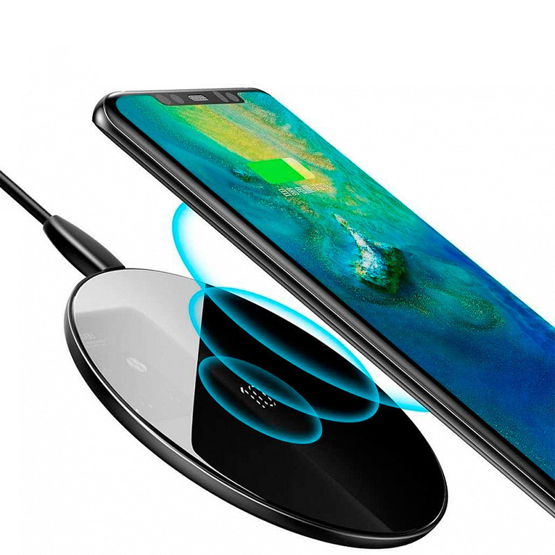 Бездротовий зарядний пристрій Baseus Simple Wireless Charger CCALL-CJK01 (Чорний) Николаев - изображение 1