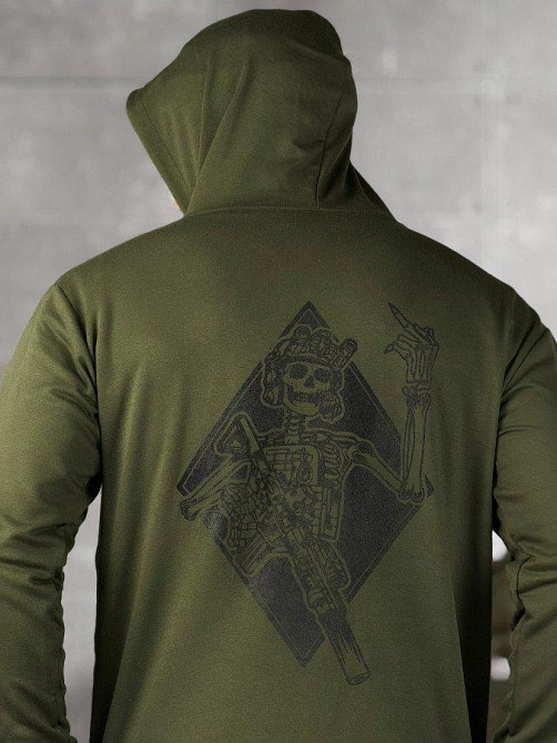 Худі maklin воїн оливи ВТ3837 Одеса - фото 3