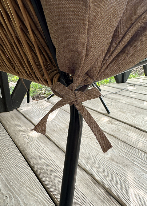 Подушка для стільців (50x120х8 см) подвійна Decorator Sawana колір світло-коричневий 84-164 Київ - фото 8