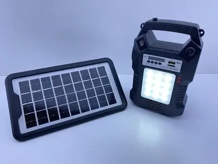Мощная солнечная система GD 8060 с аккумулятором 4500 мАч, фонарём, лампами и функцией радио/MP3 Одесса - изображение 3