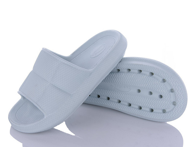 Жіночі шльопанці пінка блакитний foam Київ - фото 6
