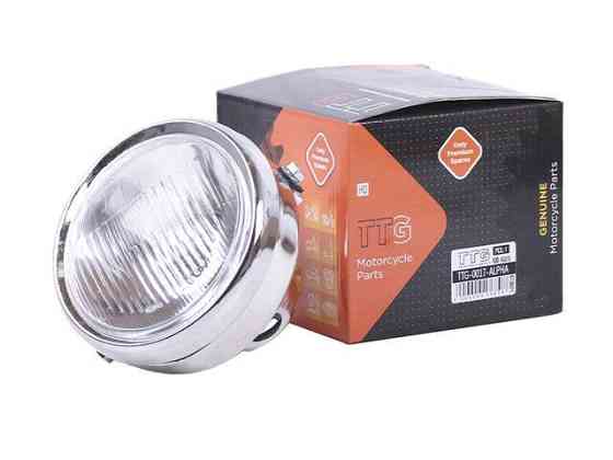 Фара передняя в сборе на мопед Альфа Мукачево