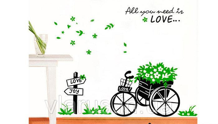 Вінілова наклейка на стіну Прованс Київ - фото 1