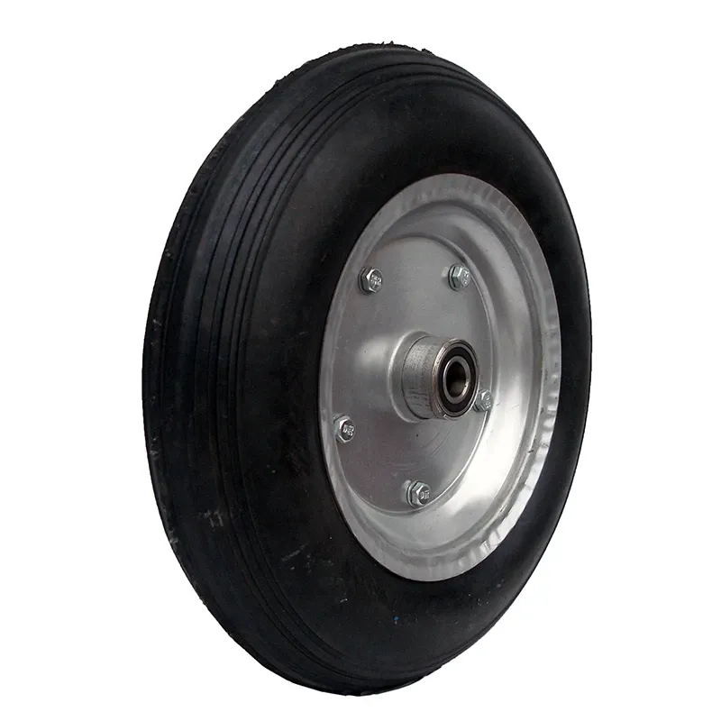 Лите колесо 380 мм для тачки – поліуретанове суцільне колесо безкамерне Харків - фото 2