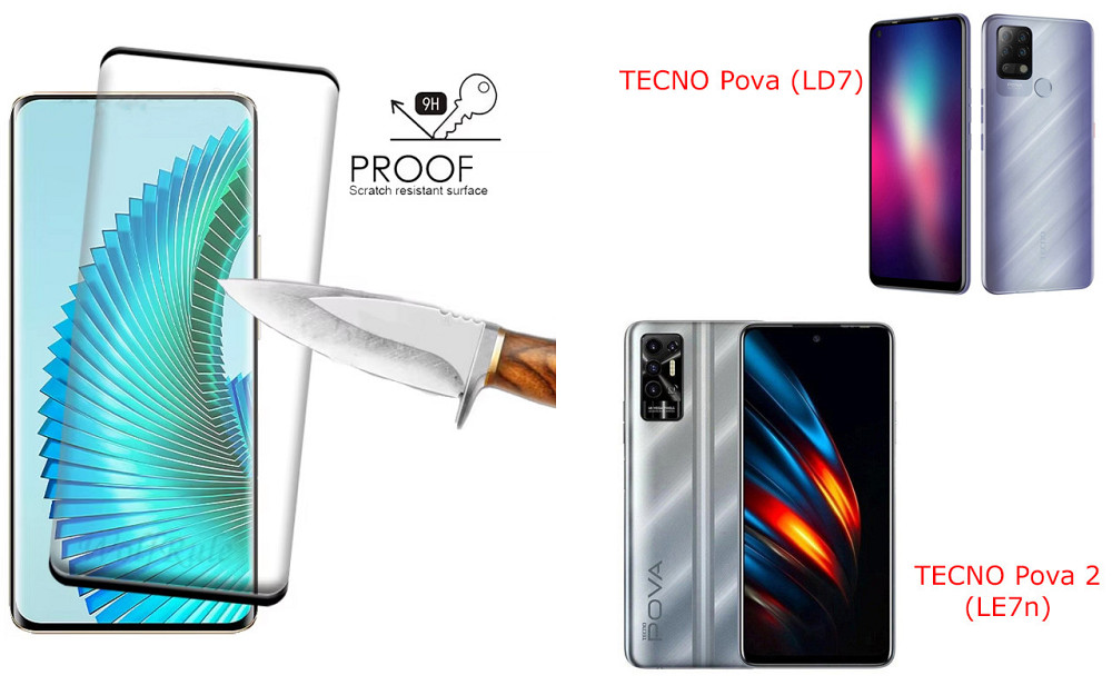 Захисне скло HyperGlass Pro для TECNO Pova (LD7), Pova 2 (LE7n) – максимальна чутливість та захист Київ - фото 1