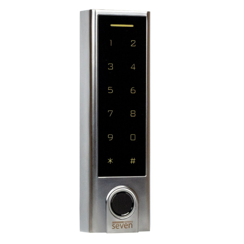 Біометричний контролер доступу Bluetooth із клавіатурою SEVEN CR-7477BF MIFARE Київ - фото 3