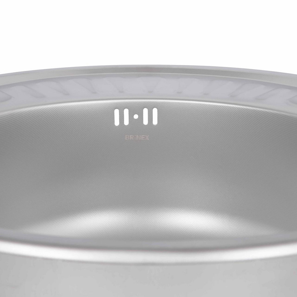 Кухонная мойка Brinex 5745 0,8 мм Micro Decor (BRIN5745MDEC0) Киев - изображение 7
