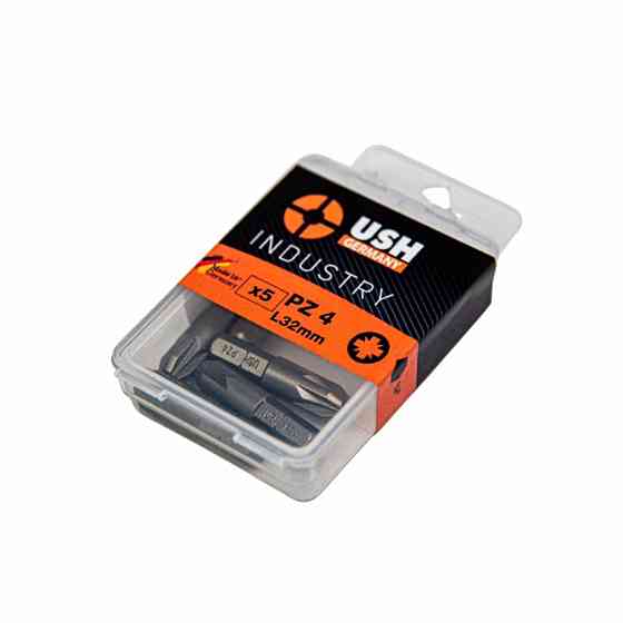 Насадка викруткова USH Industry: Pozidriv PZ4 x 32 мм, Уп. 5 шт. Одеса