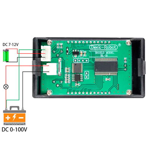 Цифровий вольтамперметр Deek-robot для точних вимірювань Київ - фото 7