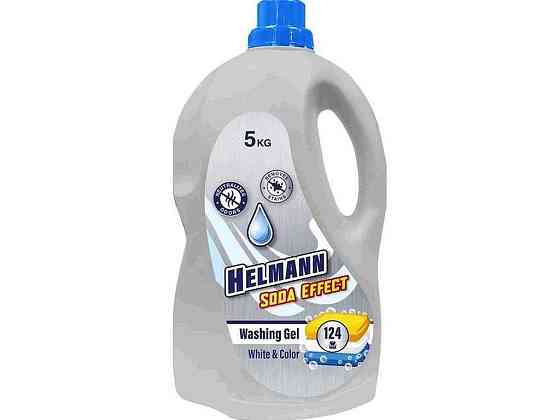 Гель для стирки 5л Soda Effect для Белых и цветных вещей ТМ HELMANN Киев