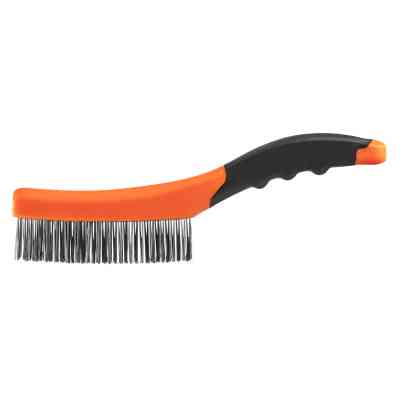 Щетка по металлу Neo Tools 4х16 рядов, прямая проволока 0.3мм, 260мм, двухкомпонентная рукоятка (39-010) Винница