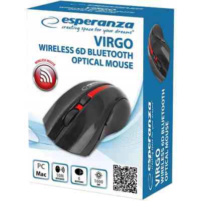 Мишка Esperanza Virgo 6D Bluetooth Red (EM129R) Вінниця