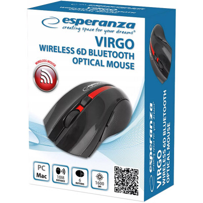 Мишка Esperanza Virgo 6D Bluetooth Red (EM129R) Вінниця - фото 2