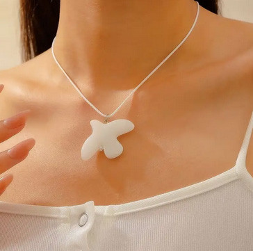 Кулон гарний Білий блакитний Київ - фото 1