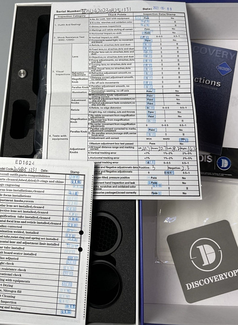 Оптический прицел Discovery ED-AR 1-6x24 FFP Загонник оптичний приціл. Київ - фото 1