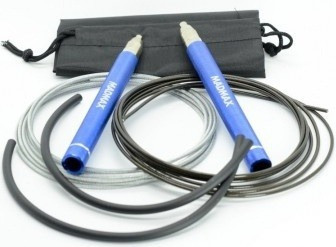 Скакалка швидкісна на підшипниках алюмінієва MadMax MFA-286 Speed jump rope Blue Кам'янське - фото 2