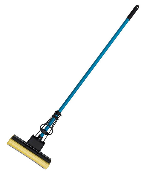 Швабра з подвійним віджимом, металева ручка 120см Харків - фото 1