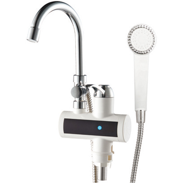 Проточний водонагрівач Zerix ELW22 електрокран 3,0 кВт стоячий з душем та лійкою (ZX4773) Чернівці - фото 2