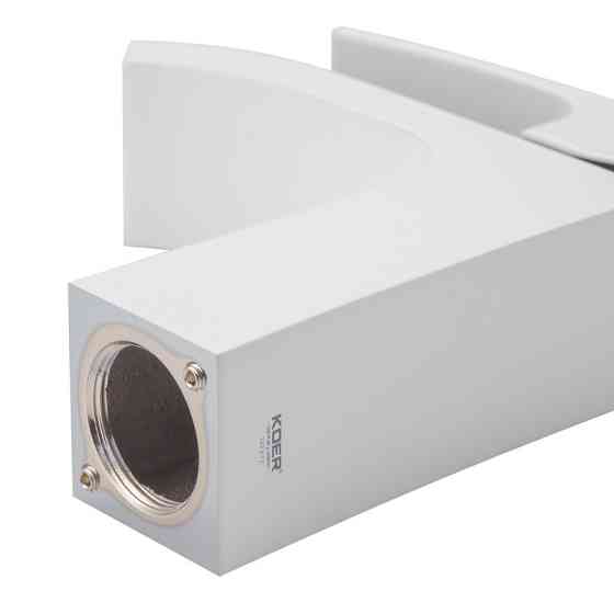 Смеситель для умывальника Koer KB-12007-04 хром с белым (KR5151) Харьков