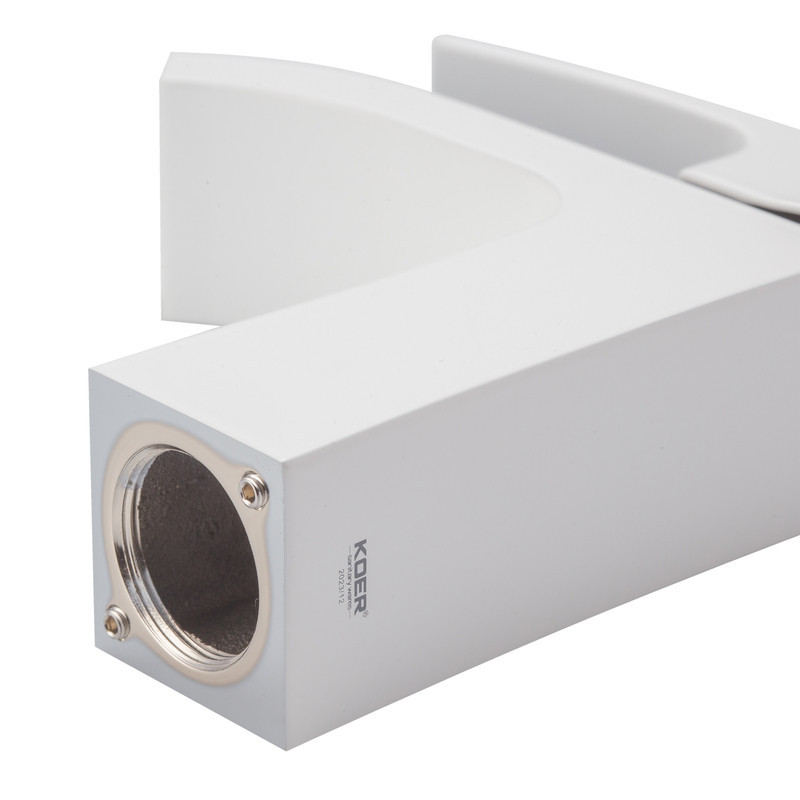 Смеситель для умывальника Koer KB-12007-04 хром с белым (KR5151) Харьков - изображение 2